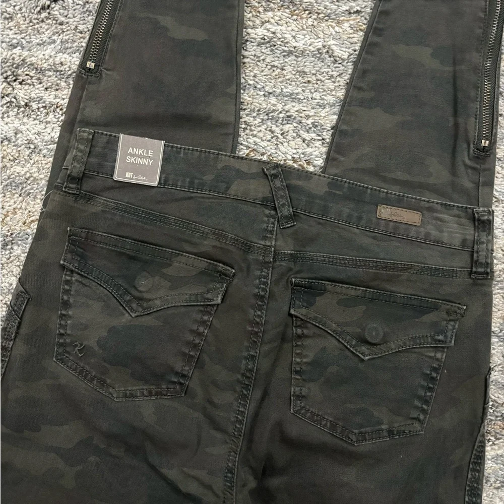 KUT From The Kloth Camo Ankle Skinny Jeans Sz 2 NWT | KUT Camouflage Jeans NEW-